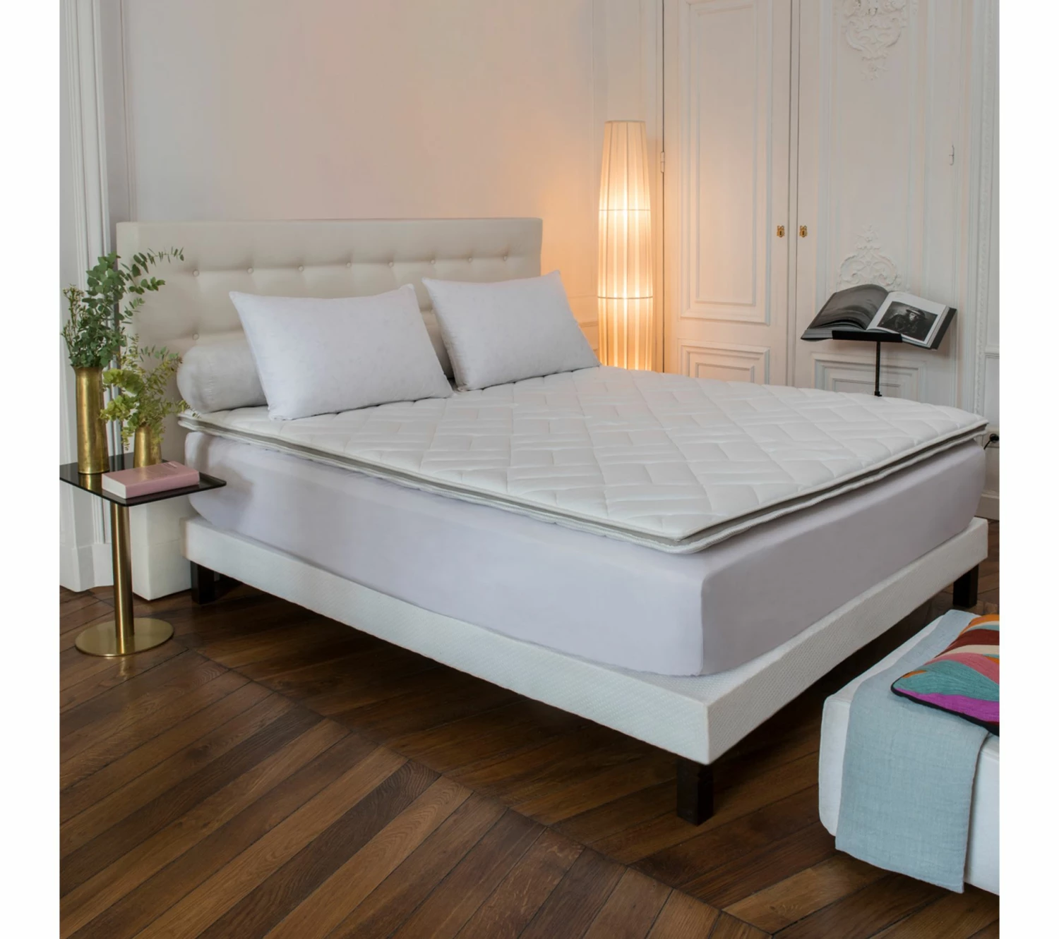 Tout neuf 🎁 DODO Surmatelas Luxe À Mémoire De Forme 140 X 190 Cm Blanc 😉 3 Tout neuf 🎁 DODO Surmatelas Luxe À Mémoire De Forme 140 X 190 Cm Blanc 😉