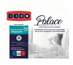 De gros 😉 DODO Oreiller Percale Anti-acariens Palace 65x65 Cm Blanc 🌟 -Doublures de lit Soldes 3307410003391 D