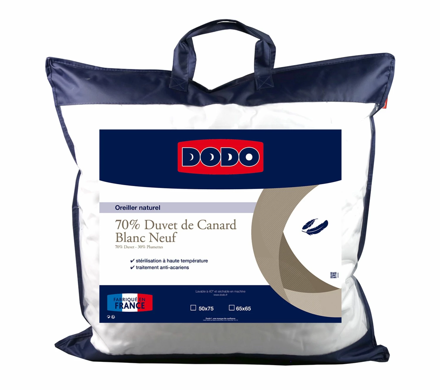 Top 10 ❤️ DODO Oreiller Naturel 70% Duvet De Canard 65 X 65 Cm Blanc 🤩 5 Top 10 ❤️ DODO Oreiller Naturel 70% Duvet De Canard 65 X 65 Cm Blanc 🤩 – Image 3