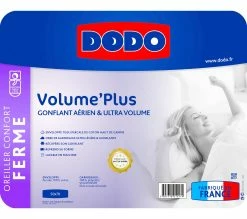 Bon marché 👏 Oreiller ferme 50x70 cm DODO VOLUME PLUS 🤩 -Doublures de lit Soldes 3307410015479 Z9