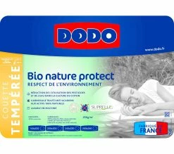 Acheter ✨ Couette tempérée 140x200 cm DODO BIO NATURE PROTECT 💯 -Doublures de lit Soldes 3307410018098 Z9