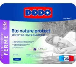 Remise 👏 Oreiller ferme 60x60 cm DODO BIO NATURE PROTECT 👍 -Doublures de lit Soldes 3307410018159 Z1