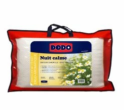 Acheter 👍 Oreiller mi-ferme 40x60 cm DODO NUIT CALME camomille 🔥 -Doublures de lit Soldes 3307410022729 Z1