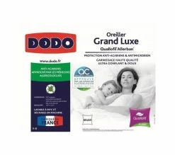 Sortie ❤️ DODO Oreiller Grand Luxe Quallofil Allerban 60x60 Cm Blanc ⭐ 9 Sortie ❤️ DODO Oreiller Grand Luxe Quallofil Allerban 60x60 Cm Blanc ⭐ -Doublures de lit Soldes 3307411101256 A