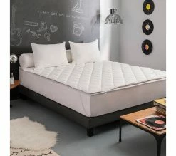 Vente flash 🤩 DODO Surmatelas Surconfort® Thermorégulé 140 X 190 Cm Blanc ⭐