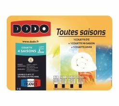 Offres 👏 DODO Couette 4 Saisons Polyester 300 Gr/m² 140x200 Cm Blanc 🔥 9 Offres 👏 DODO Couette 4 Saisons Polyester 300 Gr/m² 140x200 Cm Blanc 🔥 -Doublures de lit Soldes 3307412376219 D