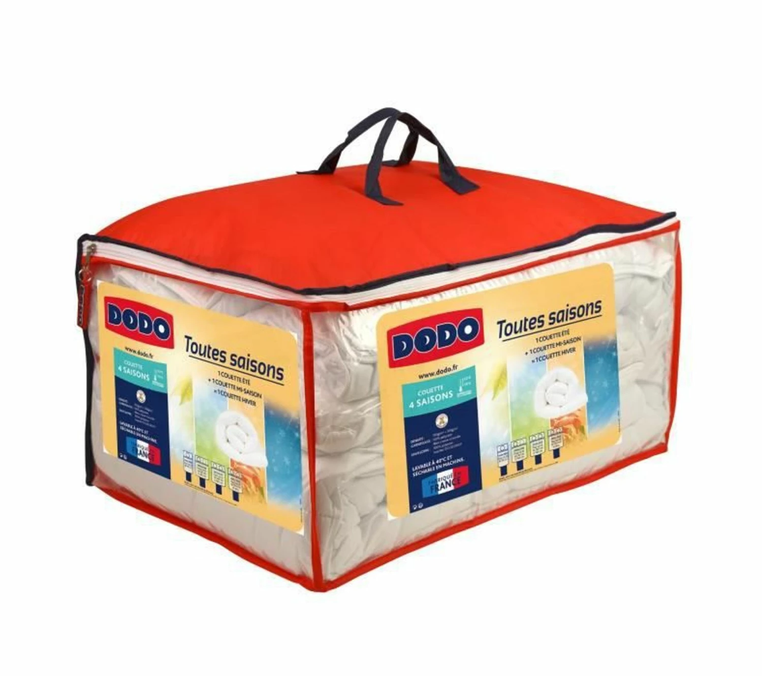 Offres 👏 DODO Couette 4 Saisons Polyester 300 Gr/m² 140x200 Cm Blanc 🔥 3 Offres 👏 DODO Couette 4 Saisons Polyester 300 Gr/m² 140x200 Cm Blanc 🔥