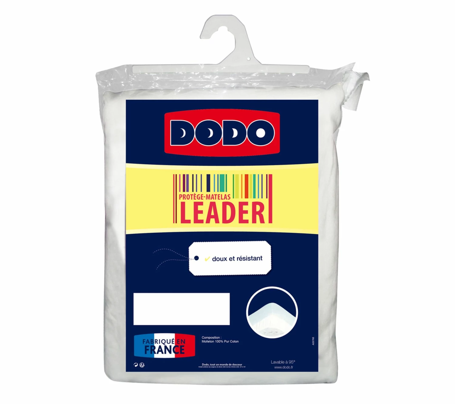 Bon marché ✔️ DODO Protège Matelas Leader 160 X 200 Cm Blanc ❤️ 5 Bon marché ✔️ DODO Protège Matelas Leader 160 X 200 Cm Blanc ❤️ – Image 3