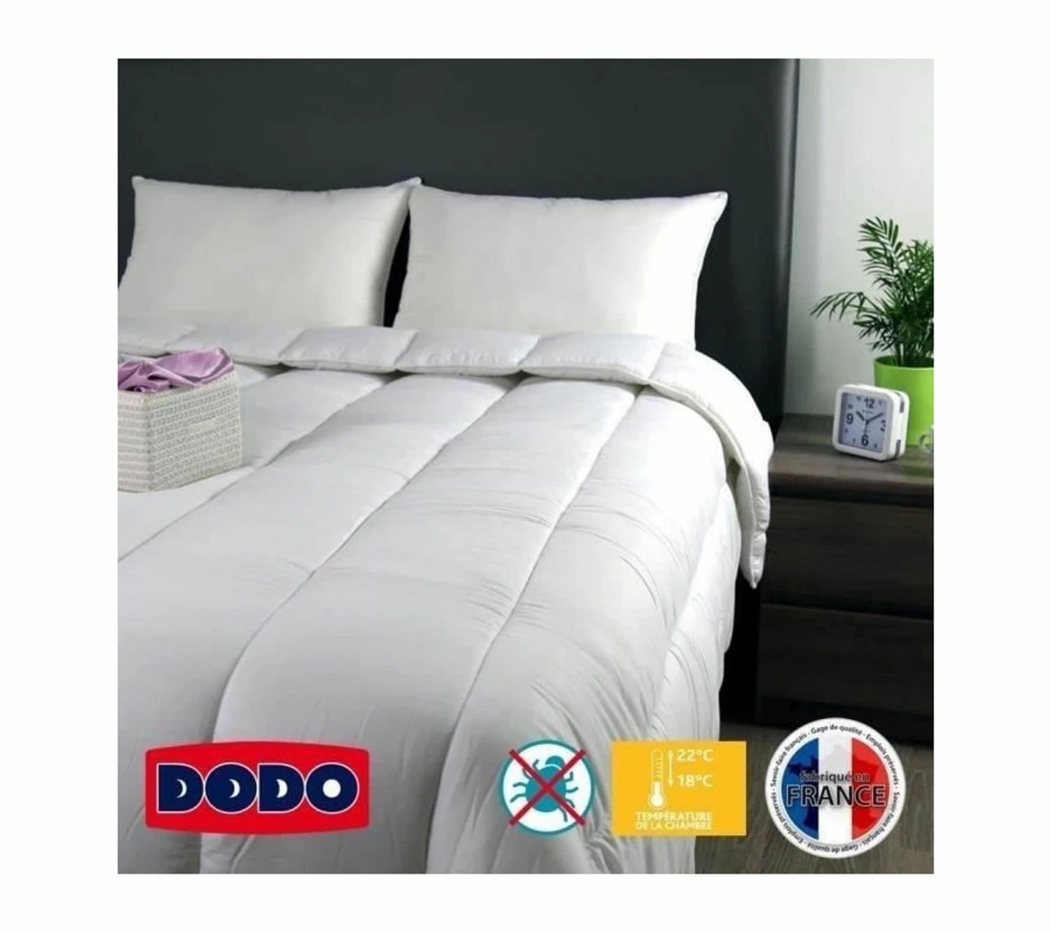 Remise 👏 DODO Couette Temperee 350gr/m2 Belle Nuit 240x260 cm ✨ 4 Remise 👏 DODO Couette Temperee 350gr/m2 Belle Nuit 240x260 cm ✨ – Image 2