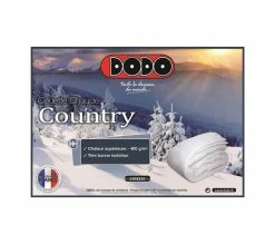 Sortie 🎁 DODO Couette Chaude 400gr/m2 Country 200x200 Cm Blanc 😉 -Doublures de lit Soldes 3307412631929 D