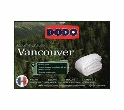 Meilleure vente ✨ DODO Couette Chaude 400gr/m2 Vancouver 140x200 Cm Blanc 💯 -Doublures de lit Soldes 3307412680118 D