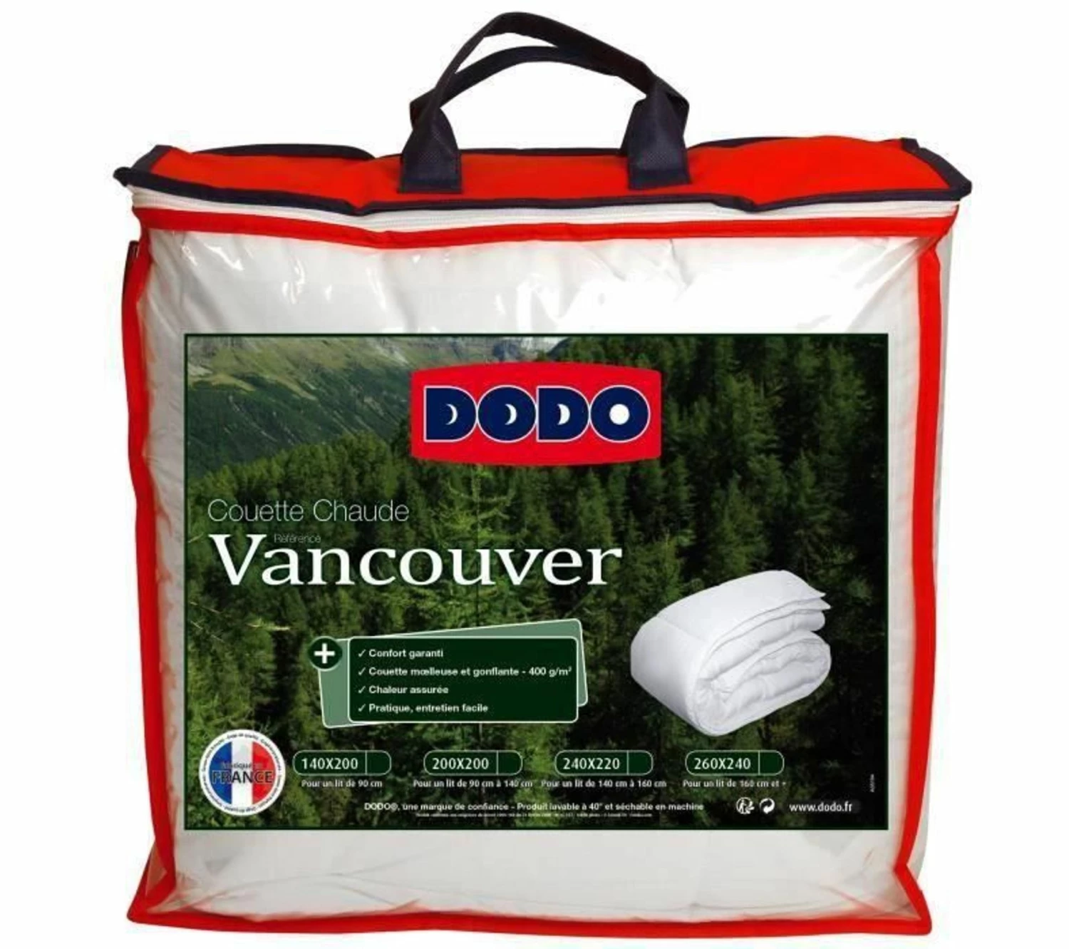 Meilleure vente ❤️ DODO Couette Chaude Vancouver Polycoton 400 Gr/m² 220x240 Cm Blanc 👍 3 Meilleure vente ❤️ DODO Couette Chaude Vancouver Polycoton 400 Gr/m² 220x240 Cm Blanc 👍