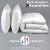 Budget 😀 DODO Pack Climarelle® Thermorégulation Couette Temperee+oreiller 220 X 240 Cm Blanc 🔥 -Doublures de lit Soldes 3307412696737 Q