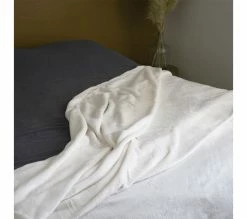 Meilleur prix 😉 DODO Couverture Polaire Extra Douce Coloris Ecru 240 X 260 Cm Blanc ⌛