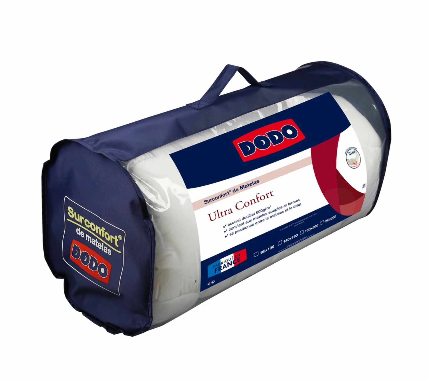Grosses soldes 🧨 DODO Surmatelas Surconfort® Ultra Confort 90 X 190 Cm Blanc 😀 5 Grosses soldes 🧨 DODO Surmatelas Surconfort® Ultra Confort 90 X 190 Cm Blanc 😀 – Image 3