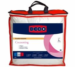 Budget ⌛ DODO Couette Cocooning Tempérée 140 X 200 Cm Blanc 🎁 -Doublures de lit Soldes 3307413047316 D