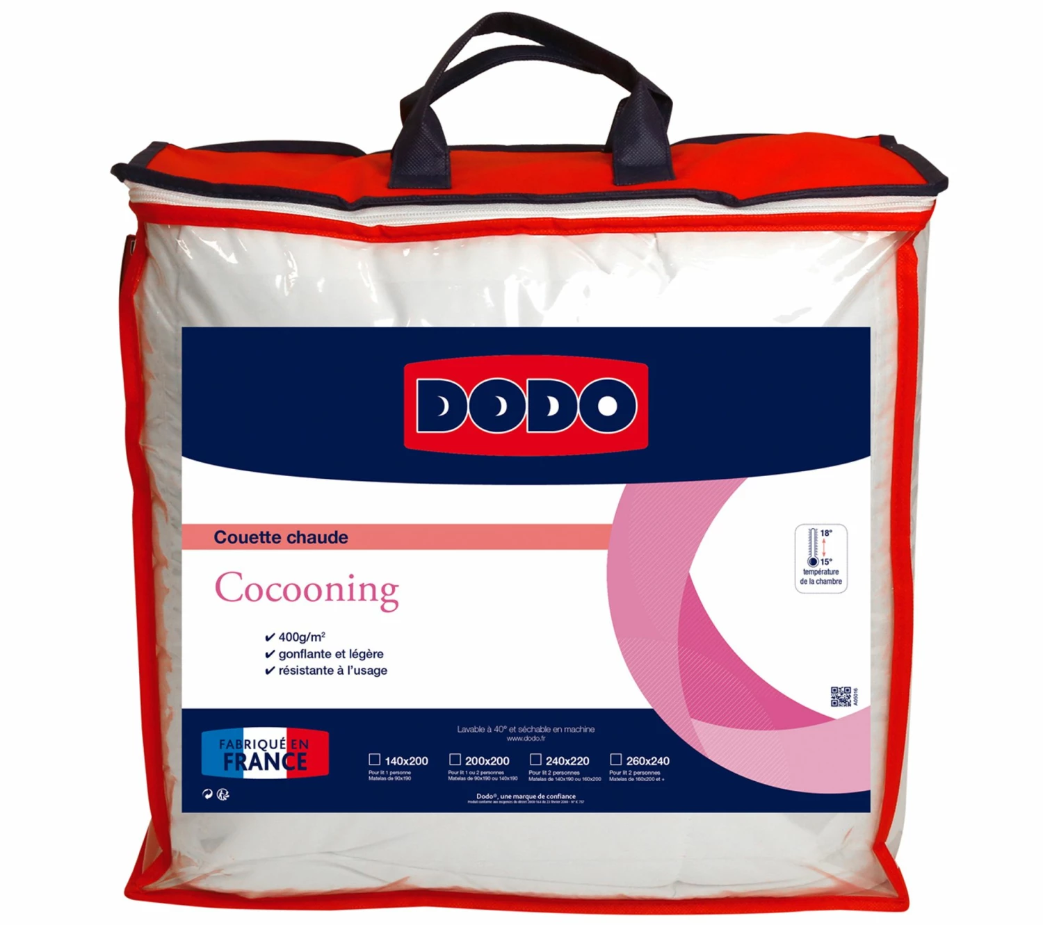 Promo 😀 DODO Couette Cocooning Chaude 240 X 260 Cm Blanc ✨ 5 Promo 😀 DODO Couette Cocooning Chaude 240 X 260 Cm Blanc ✨ – Image 3
