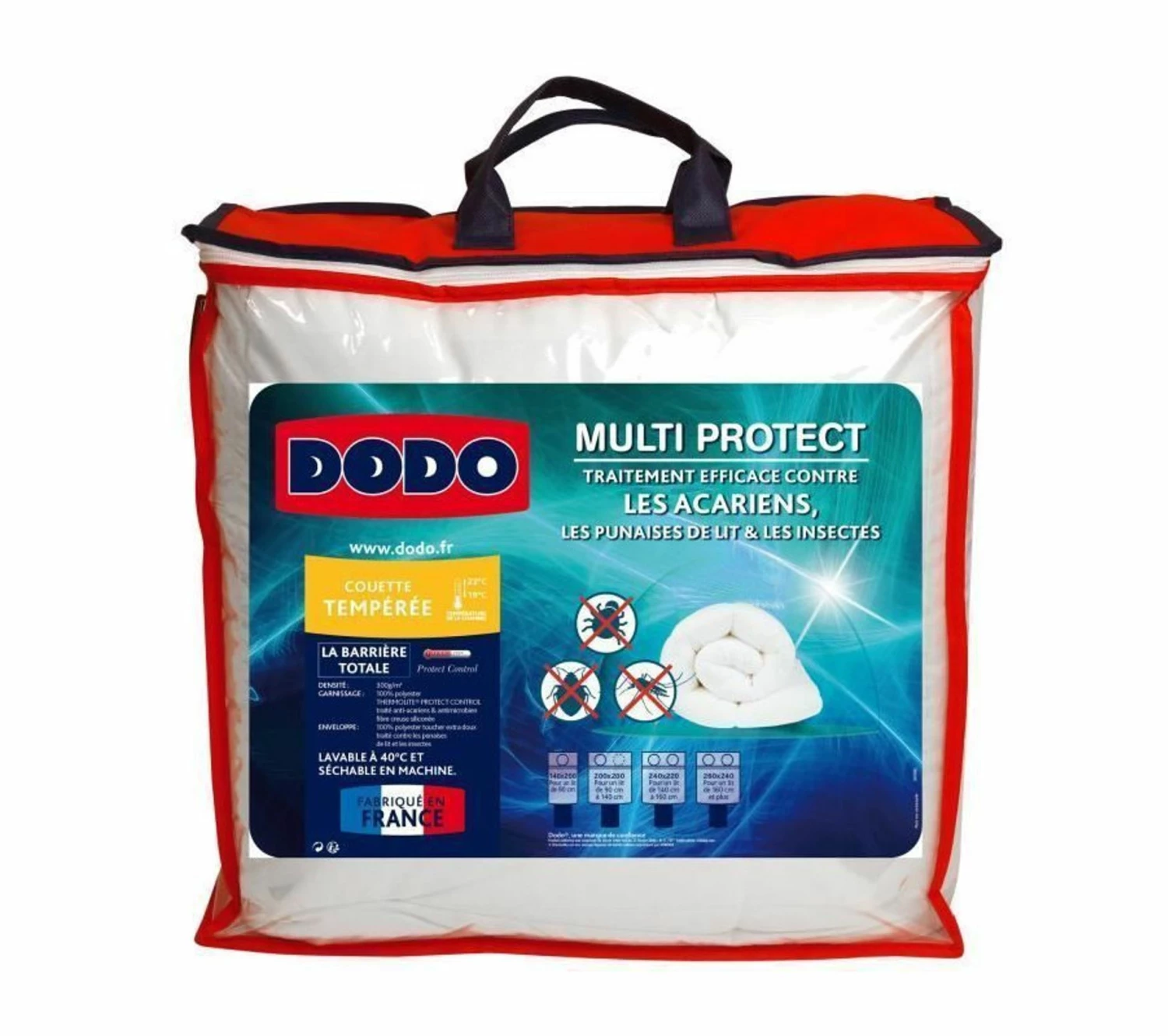 Tout neuf 🔔 DODO Couette Temperee Multiprotect 240 X 260 Cm ⌛ 3 Tout neuf 🔔 DODO Couette Temperee Multiprotect 240 X 260 Cm ⌛