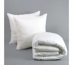 Grosses soldes 🎉 DODO Pack Couette + Oreiller(s) Coton Bio - Bien-être 140 X 200 Cm Blanc ❤️