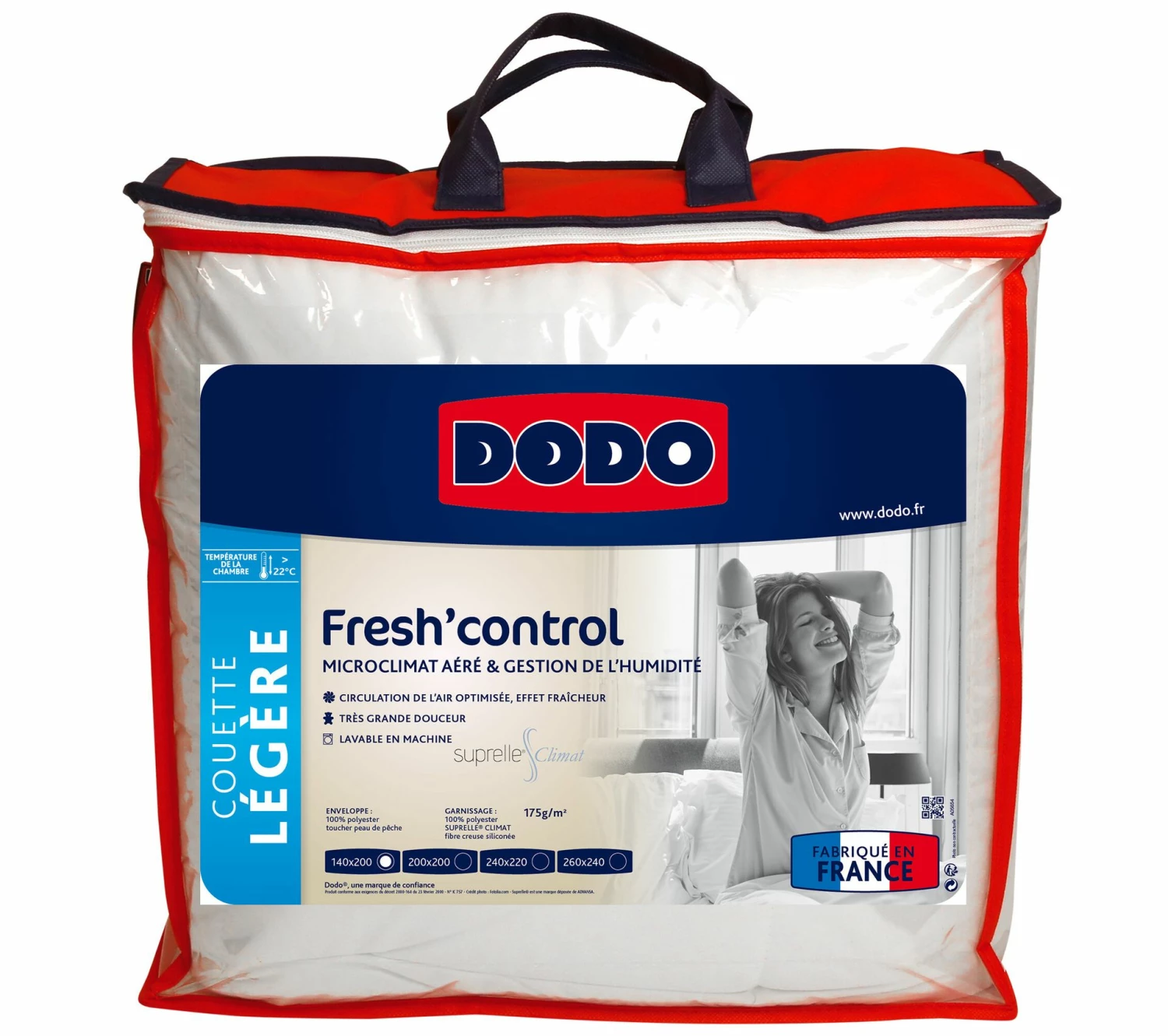 Remise 🥰 Couette légère 240x260 cm DODO FRESH CONTROL 2 😉 3 Remise 🥰 Couette légère 240x260 cm DODO FRESH CONTROL 2 😉