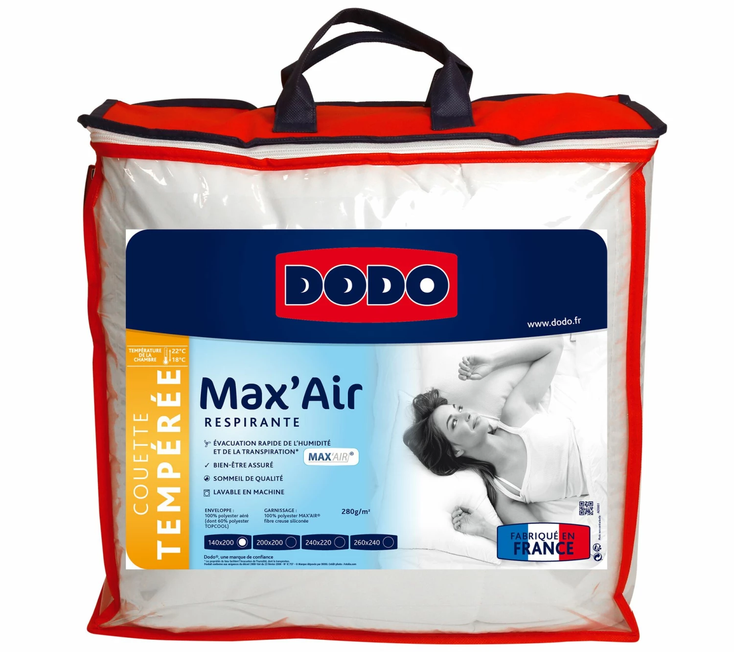 De gros ✨ Couette tempérée 140x200 DODO MAXAIR 2 ✨ 4 De gros ✨ Couette tempérée 140x200 DODO MAXAIR 2 ✨ – Image 2