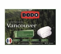 Meilleure vente 🥰 DODO Couette Tempérée Vancouver Polycoton 300 Gr/m² 240x260 Cm Blanc 👏 -Doublures de lit Soldes 3307413282946 D