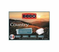 Meilleur prix 😀 DODO Couette Legere Country 220 X 240 Cm Blanc 💯 -Doublures de lit Soldes 3307413283035 D