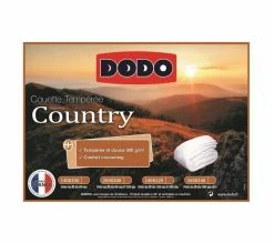 De gros 🧨 DODO Couette Tempérée Country Polycoton 300 Gr/m² 240x260 Cm Blanc 🎉 -Doublures de lit Soldes 3307413283141 D