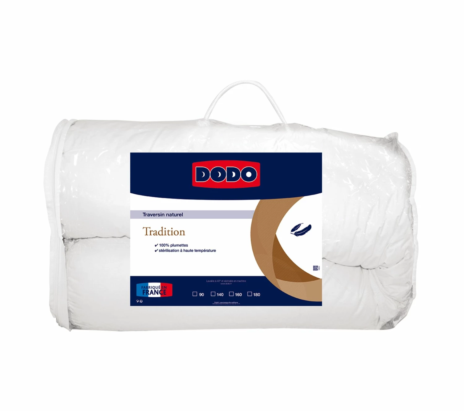 Meilleur prix ❤️ DODO Traversin Tradition - 100 % Plumettes 140 Cm Blanc 💯 5 Meilleur prix ❤️ DODO Traversin Tradition - 100 % Plumettes 140 Cm Blanc 💯 – Image 3