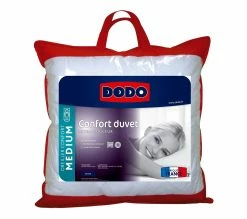 Budget 😍 Oreiller médium 65x65 cm DODO CONFORT DUVET 🔔 -Doublures de lit Soldes 3307418018915 Z1