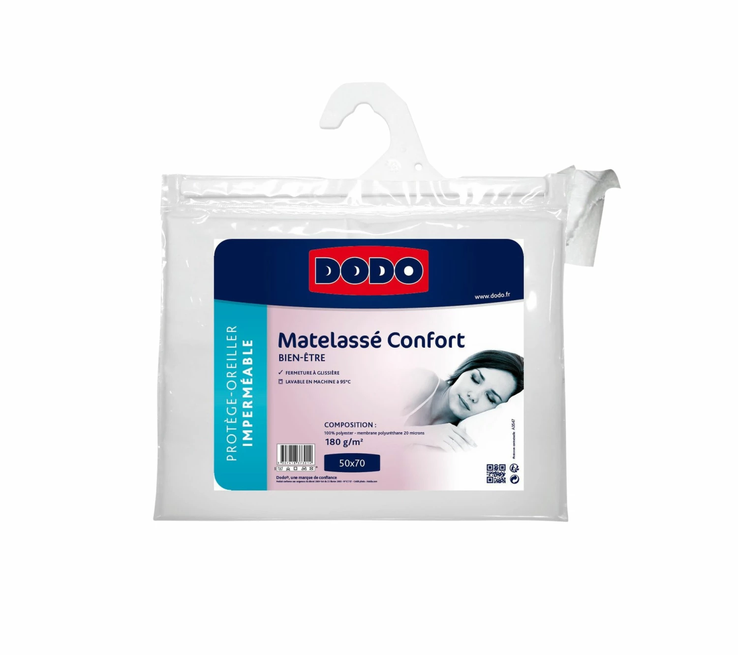 Sortie 🛒 Protège oreiller 50x70 cm DODO MATELASSE 👏 3 Sortie 🛒 Protège oreiller 50x70 cm DODO MATELASSE 👏