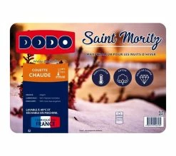 Promo 👍 Couette - Saint Moritz - 220 X 240 Cm - Chaude 420g/m2 - 100% Polyester - 2 Personnes - Blanc - Dodo ⌛ -Doublures de lit Soldes 3307419546141 D
