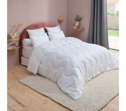 Offres 🧨 DODO Couette Fleur De Lin Tempérée 240 X 260 Cm Blanc 👏