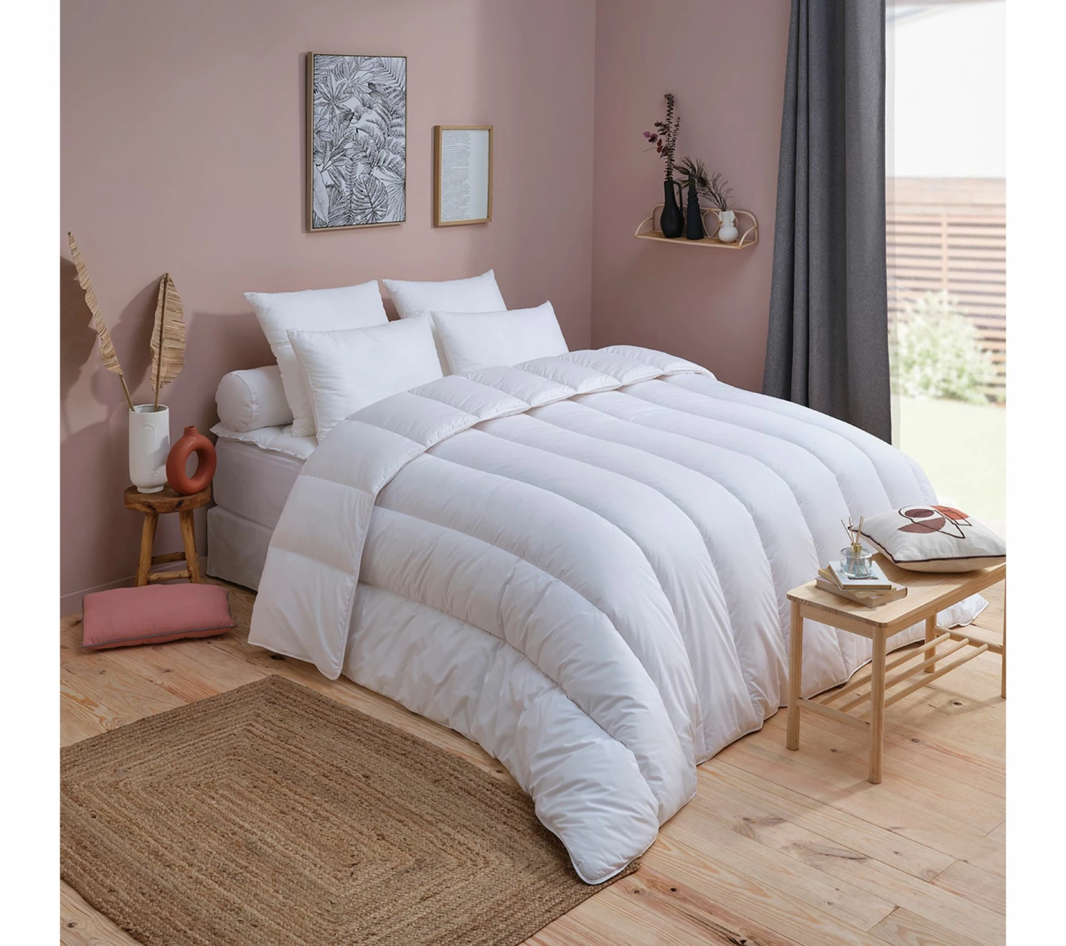 De gros ⌛ DODO Couette Micro Enveloppante - Anti-acariens - Tempérée 220 X 240 Cm Blanc ✨ 3 De gros ⌛ DODO Couette Micro Enveloppante - Anti-acariens - Tempérée 220 X 240 Cm Blanc ✨