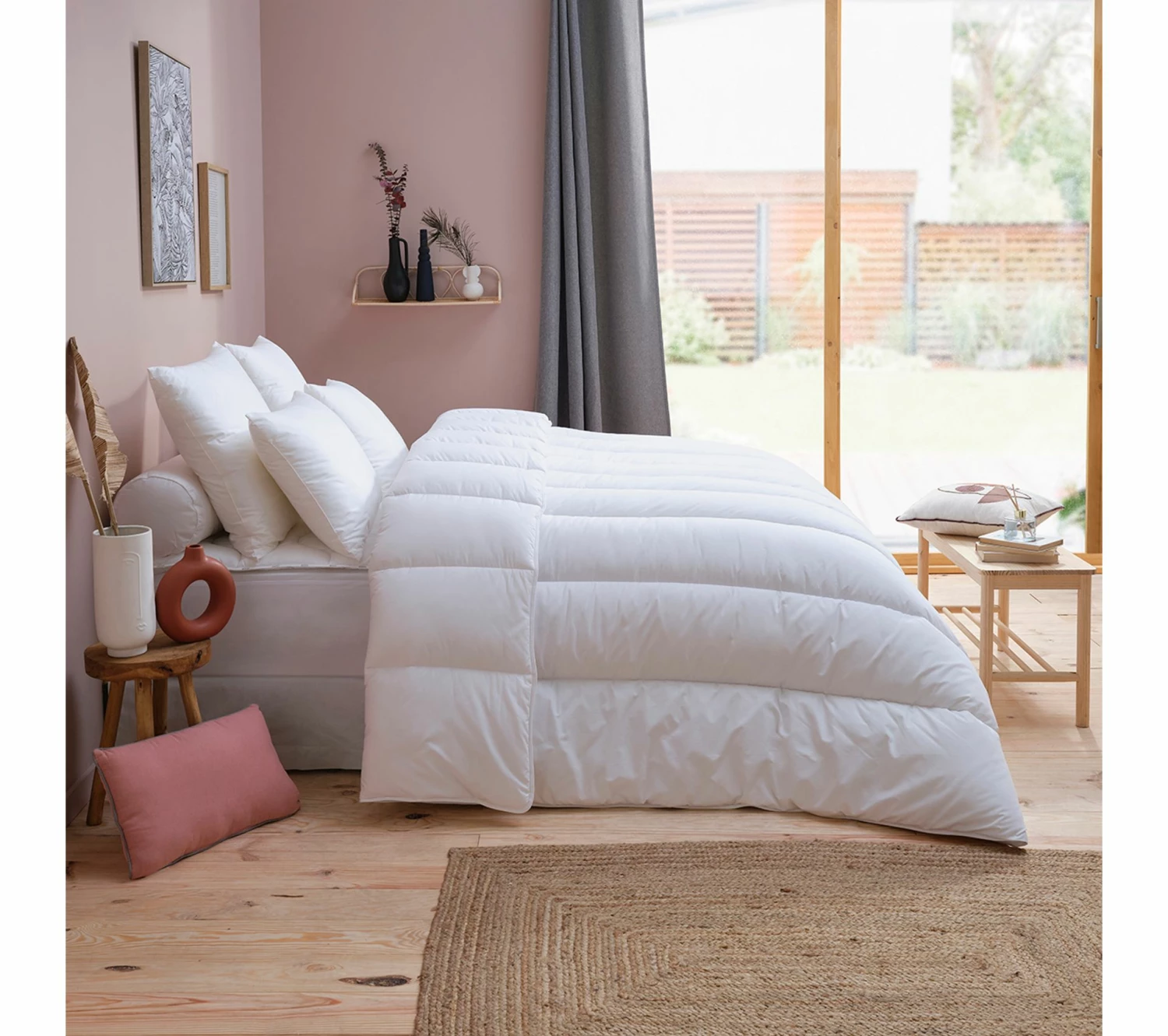 De gros ⌛ DODO Couette Micro Enveloppante - Anti-acariens - Tempérée 220 X 240 Cm Blanc ✨ 7 De gros ⌛ DODO Couette Micro Enveloppante - Anti-acariens - Tempérée 220 X 240 Cm Blanc ✨ – Image 5