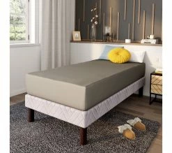 Sortie 🎁 Drap housse 90x190 cm DODO COTON taupe ⌛