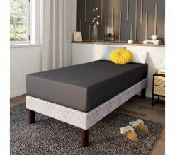 Grosses soldes ⌛ Drap housse 90x190 cm DODO COTON anthracite 👏