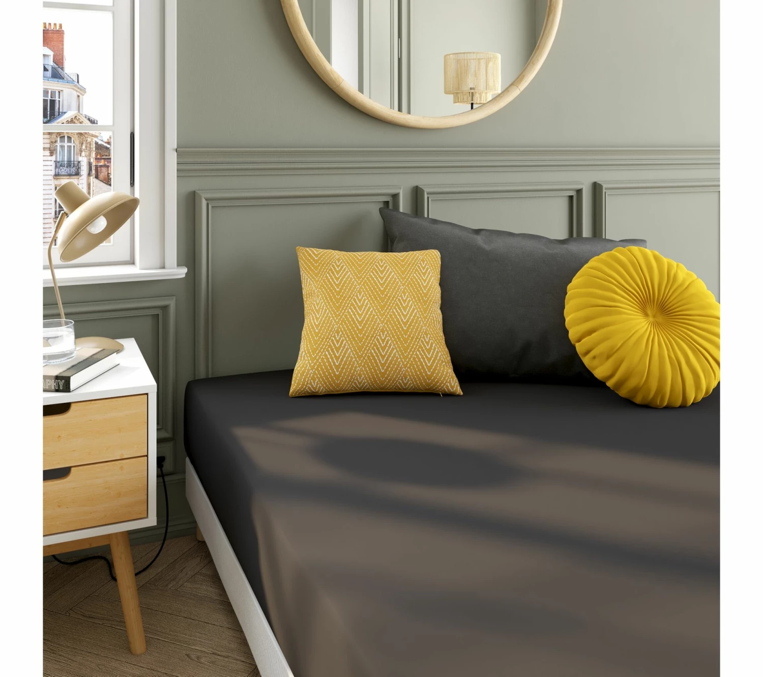 De gros 🎉 Drap housse 200x200 cm DODO COTON anthracite 😀 3 De gros 🎉 Drap housse 200x200 cm DODO COTON anthracite 😀