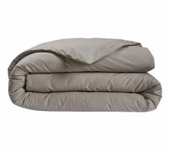 Offres ❤️ Housse de couette 240x260 cm DODO COTON taupe ✔️ -Doublures de lit Soldes 3609251732271 Q