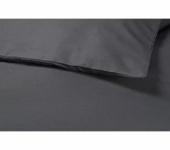Grosses soldes 🔥 Housse de couette 240x260 cm DODO COTON anthracite 🌟 -Doublures de lit Soldes 3609251732325 D