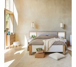 Sortie 🎉 2 taies doreillers 65x65 cm DODO COTON TAUPE 🔔 -Doublures de lit Soldes 3609251732370 AMB9 273907