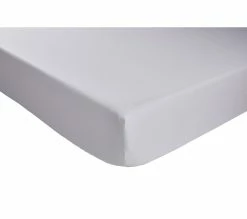 Bon marché 🌟 Drap housse blanc 160x200 cm DODO PERCALE ⭐ -Doublures de lit Soldes 3609251732516 D