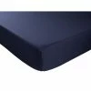 Le moins cher 🎉 Drap housse 140x190 cm DODO PERCALE bleu marine 😉 -Doublures de lit Soldes 3609251732615 F