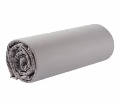 Acheter ✔️ Drap housse 160x200 cm DODO PERCALE gris clair 👍 -Doublures de lit Soldes 3609251732813 Q
