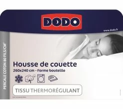 Vente flash ⭐ Housse de couette 240x260 cm DODO PERCALE blanc 🎁 -Doublures de lit Soldes 3609251732912 Z9