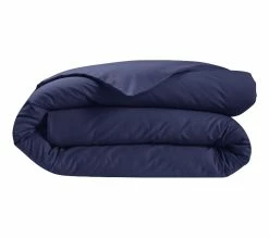 Promo 🤩 Housse de couette 240x260 cm DODO PERCALE BLEU MARINE 🛒 -Doublures de lit Soldes 3609251732967 Q