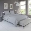 Meilleur prix 🎉 Housse de couette 220x240 cm DODO PERCALE GRIS CLAIR 🌟