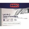 Le moins cher 🌟 2 taies doreillers 65x65 cm DODO PERCALE BLANC 👏 1 Le moins cher 🌟 2 taies doreillers 65x65 cm DODO PERCALE BLANC 👏 -Doublures de lit Soldes 3609251733032 F