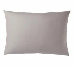 Bon marché 👏 2 taies doreillers 50x70 cm DODO PERCALE GRIS CLAIR 💯
