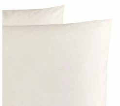 Le moins cher ✨ 2 taies doreillers 65x65 cm DODO COTON BIO IVOIRE 🤩 -Doublures de lit Soldes 3609251817039 A